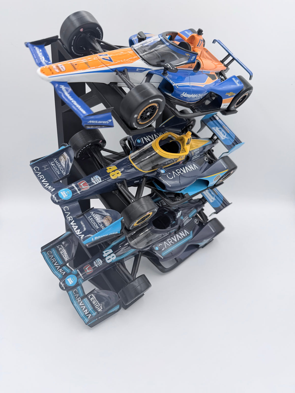 1/18 3 Tier Angled IndyCar Stand