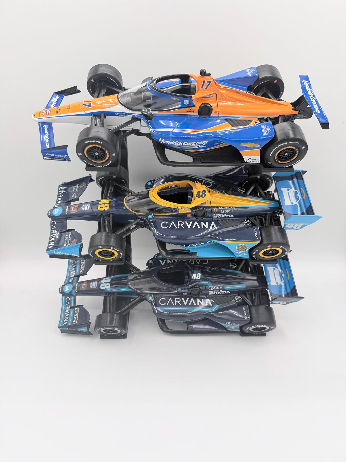 1/18 3 Tier Angled IndyCar Stand